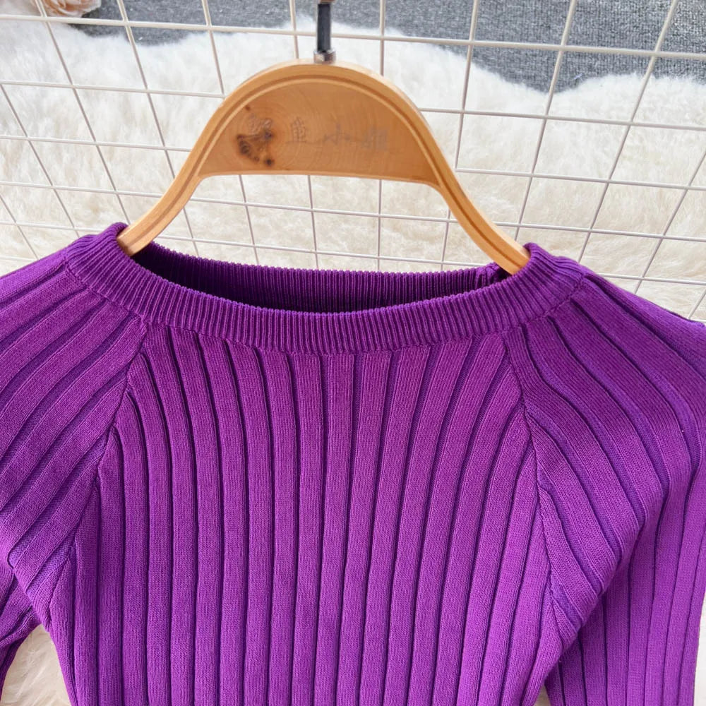 Robe Tricotée Hiver Femme