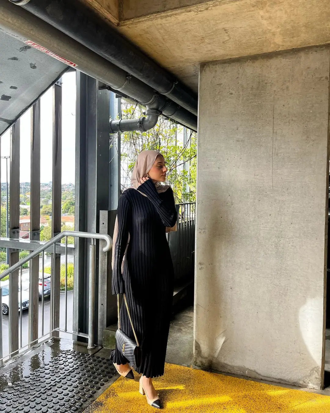 Robe Tricotée Maxi Femme