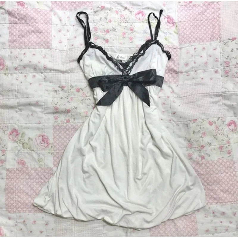 Robe Tricotée Nœud Femme