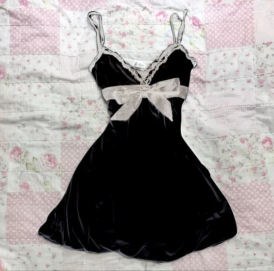 Robe Tricotée Nœud Femme