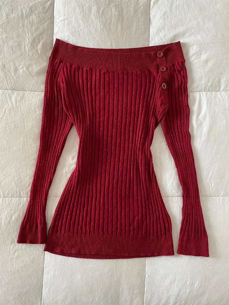 Robe Tricotée Nœud Femme