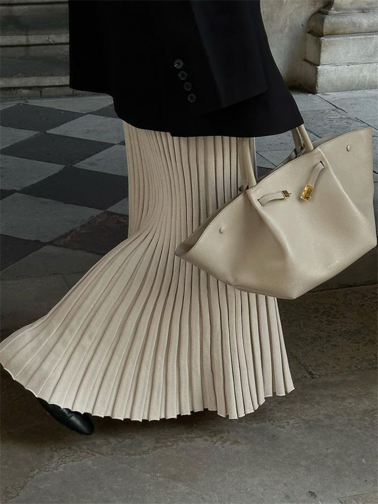 Robe Tricotée Maxi Femme